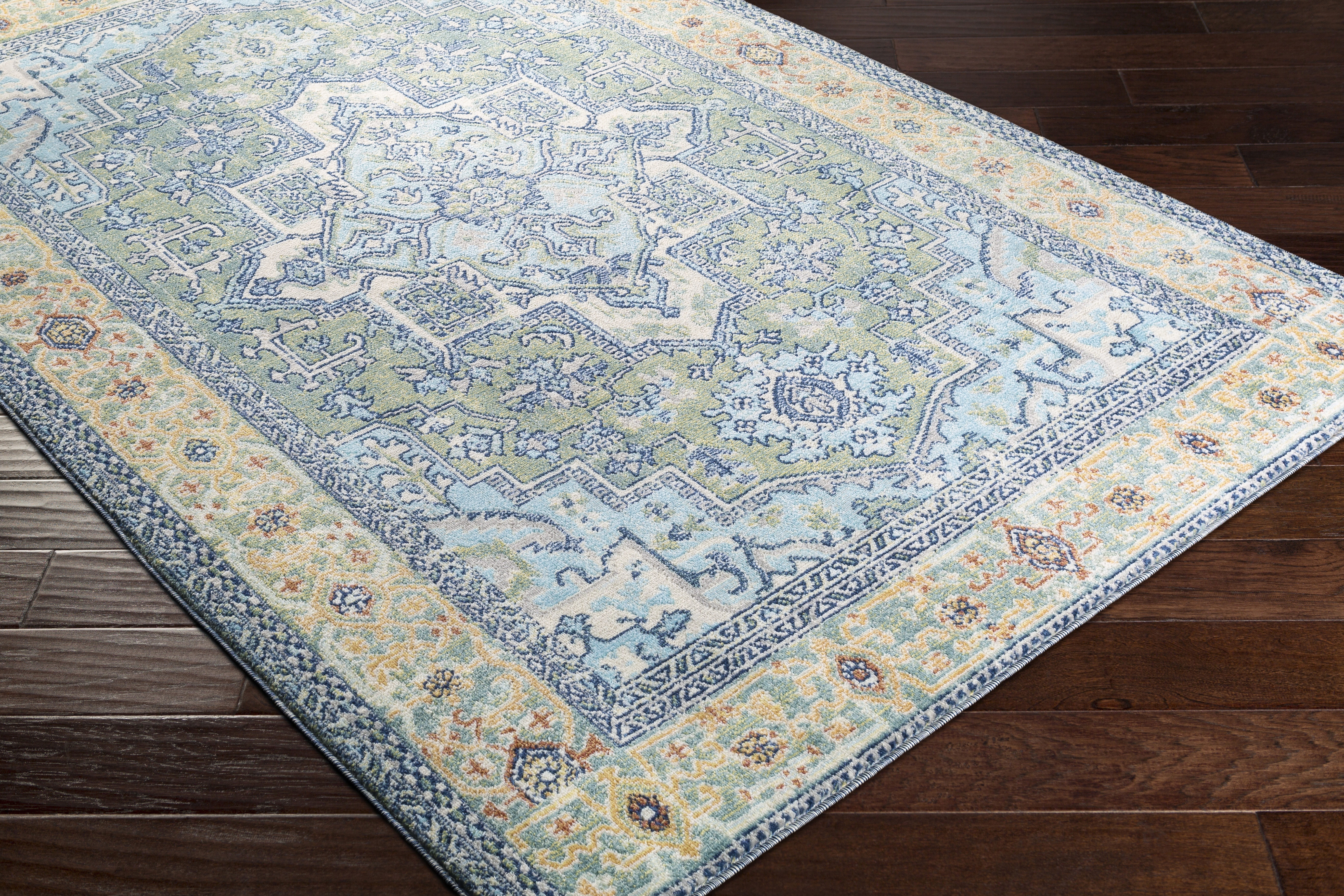 Livabliss Bodrum Blue Outdoor 8'10" x 12' Machine Woven Rug - Image 6