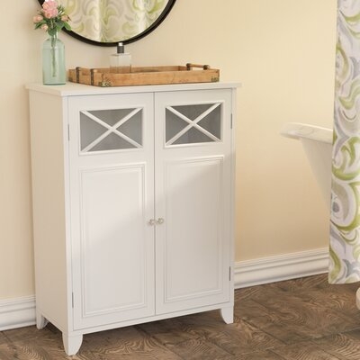 Roberts 26" W x 34" H x 13" D Free-Standing Bathroom Cabinet - Image 0