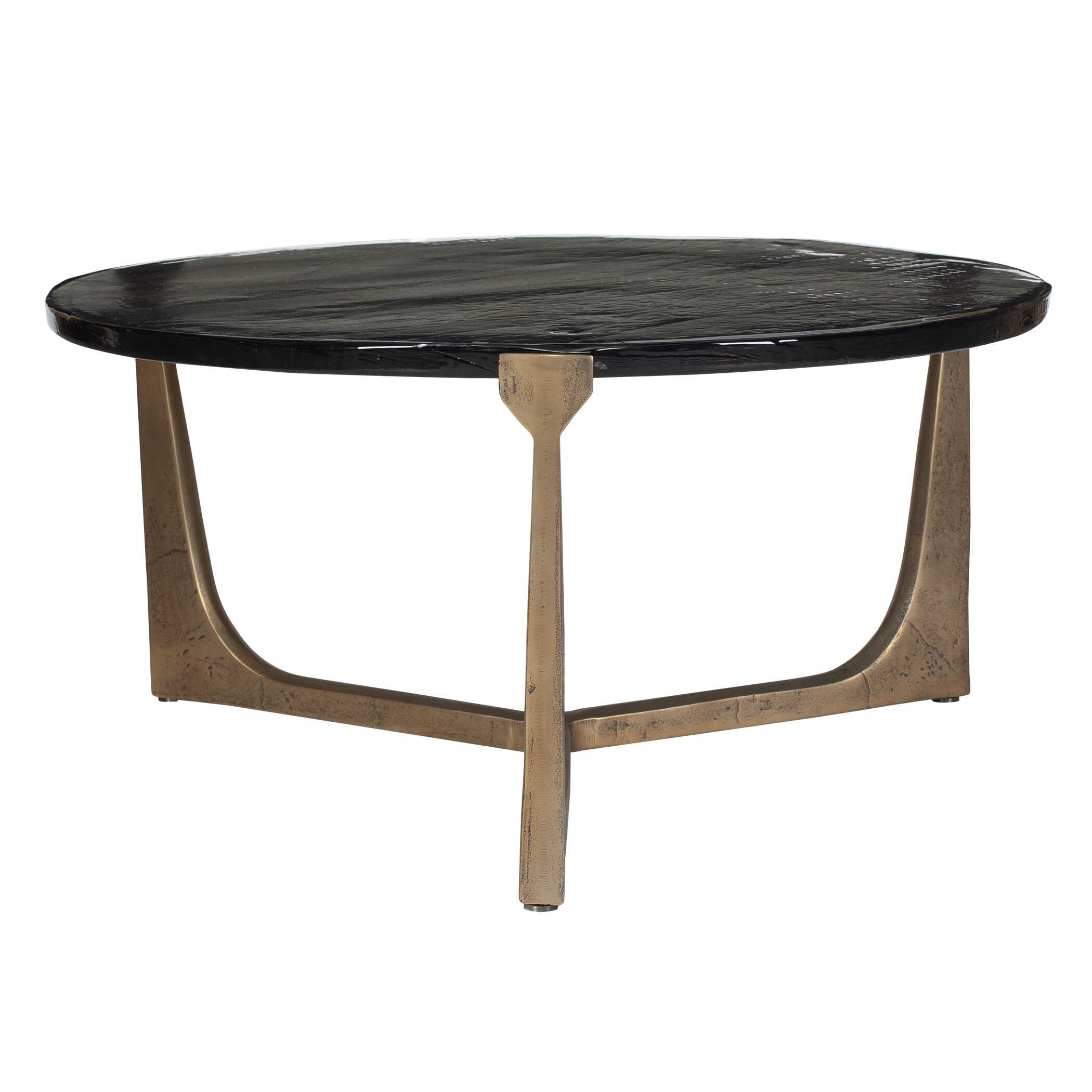 Bohdi Outdoor Brass Coffee Table - Image 2