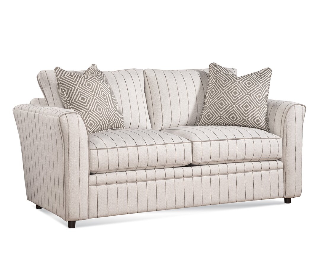 Braxton Culler Northfield 62"" Flared Arm Loveseat with Reversible Cushions - Image 0