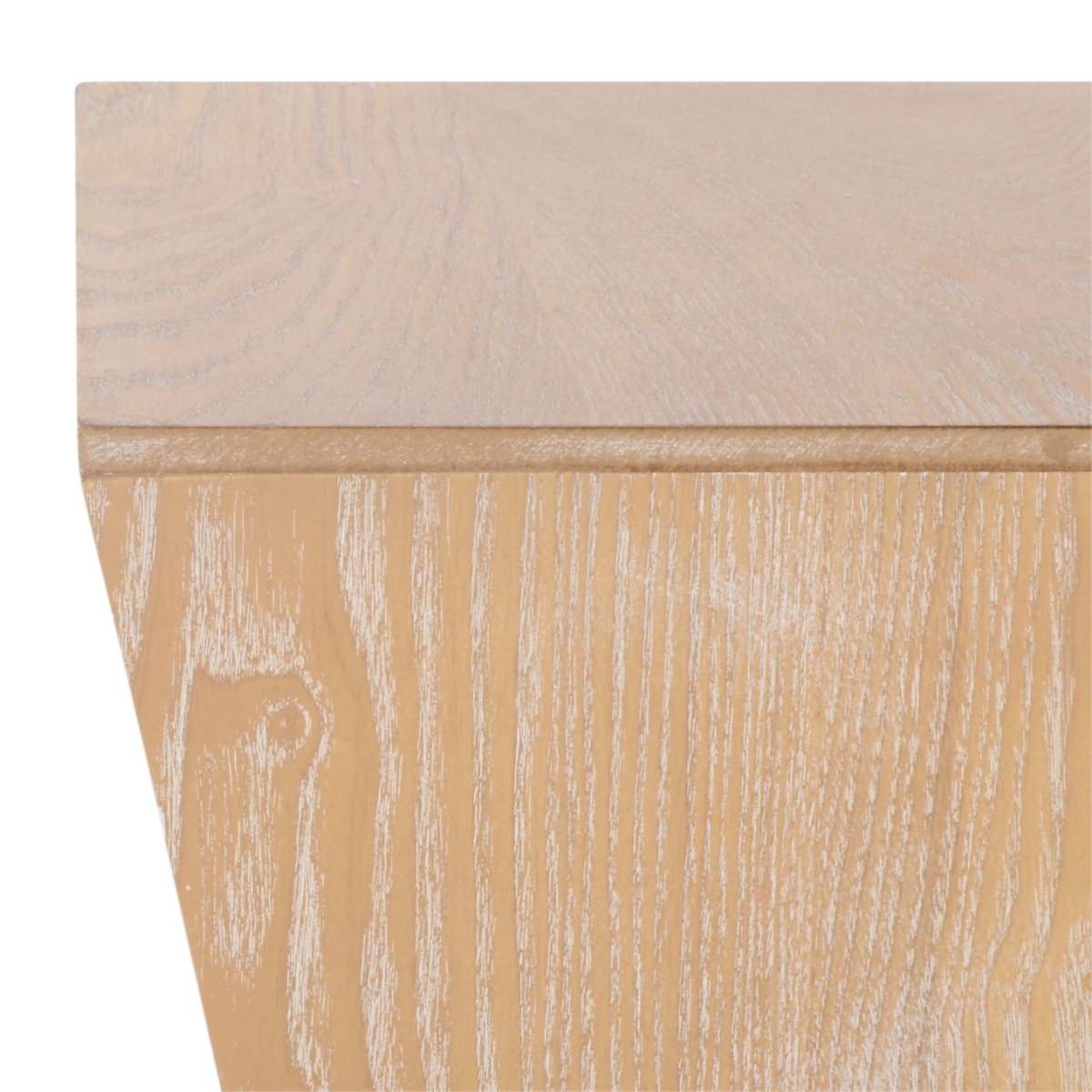 Rahan End Table - Bleached White - Safavieh - Image 1
