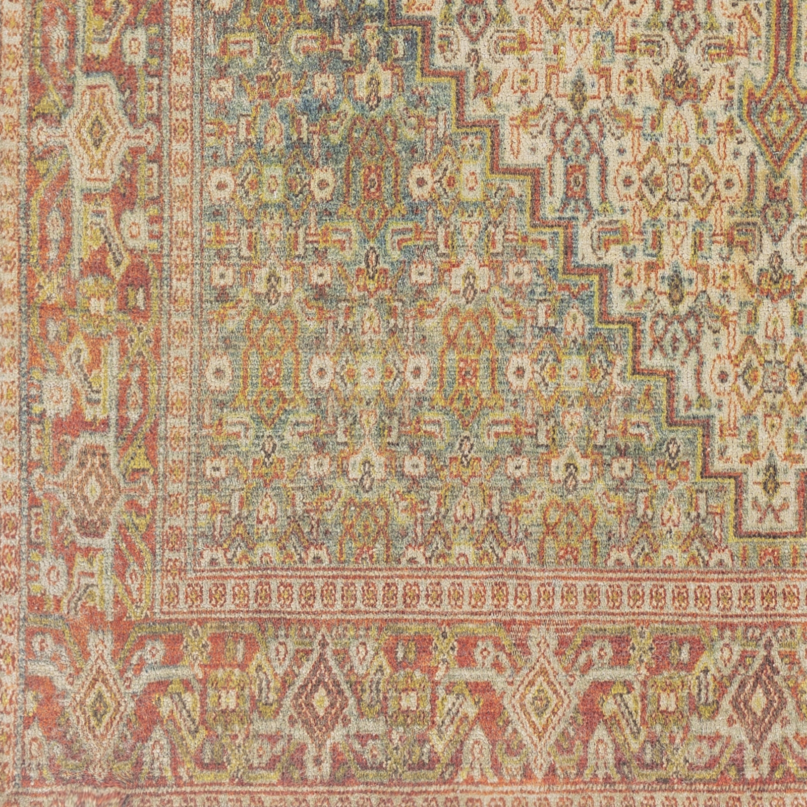 Unique Beige Indoor 2'6" x 4' Handmade Rug - Image 5