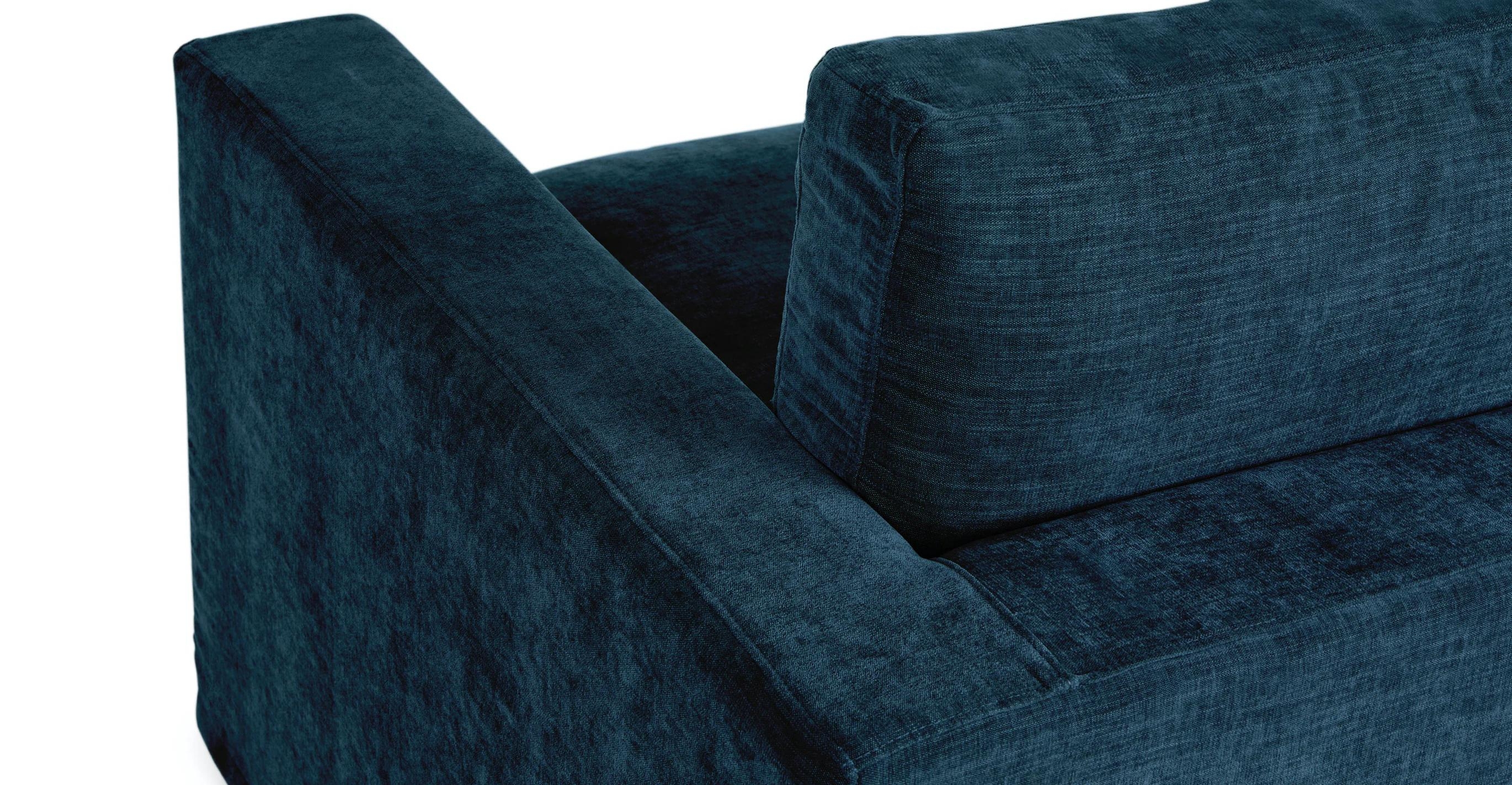 Alzey Slipcover Lounge Chair, Dash Blue - Image 7