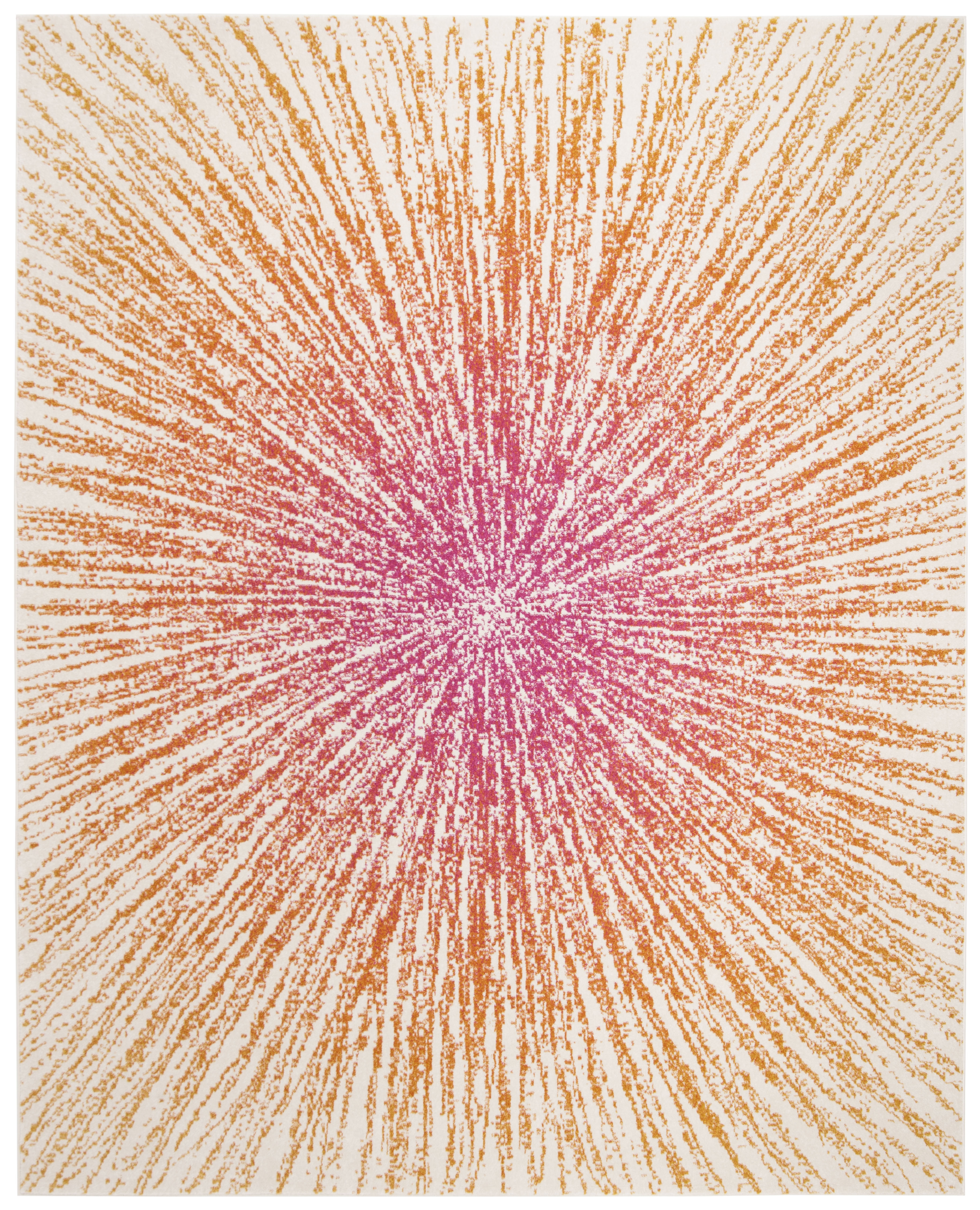 Arlo Home Woven Area Rug, EVK228R, Fuchsia/Cream,  9' X 12' - Image 0