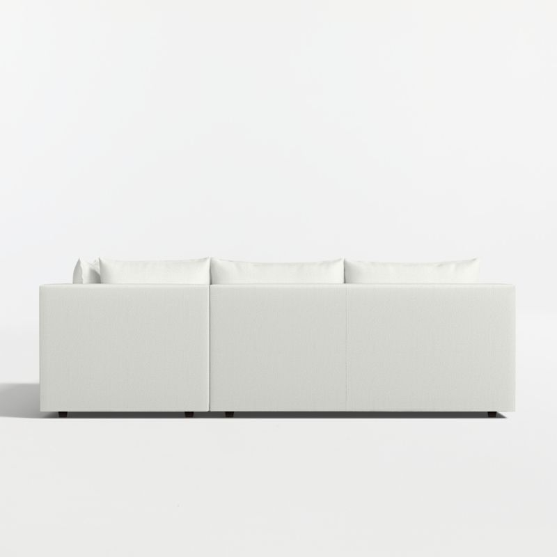 Lotus Modular 4-Piece L-Shaped Sectional Sofa with Ottoman - Image 3
