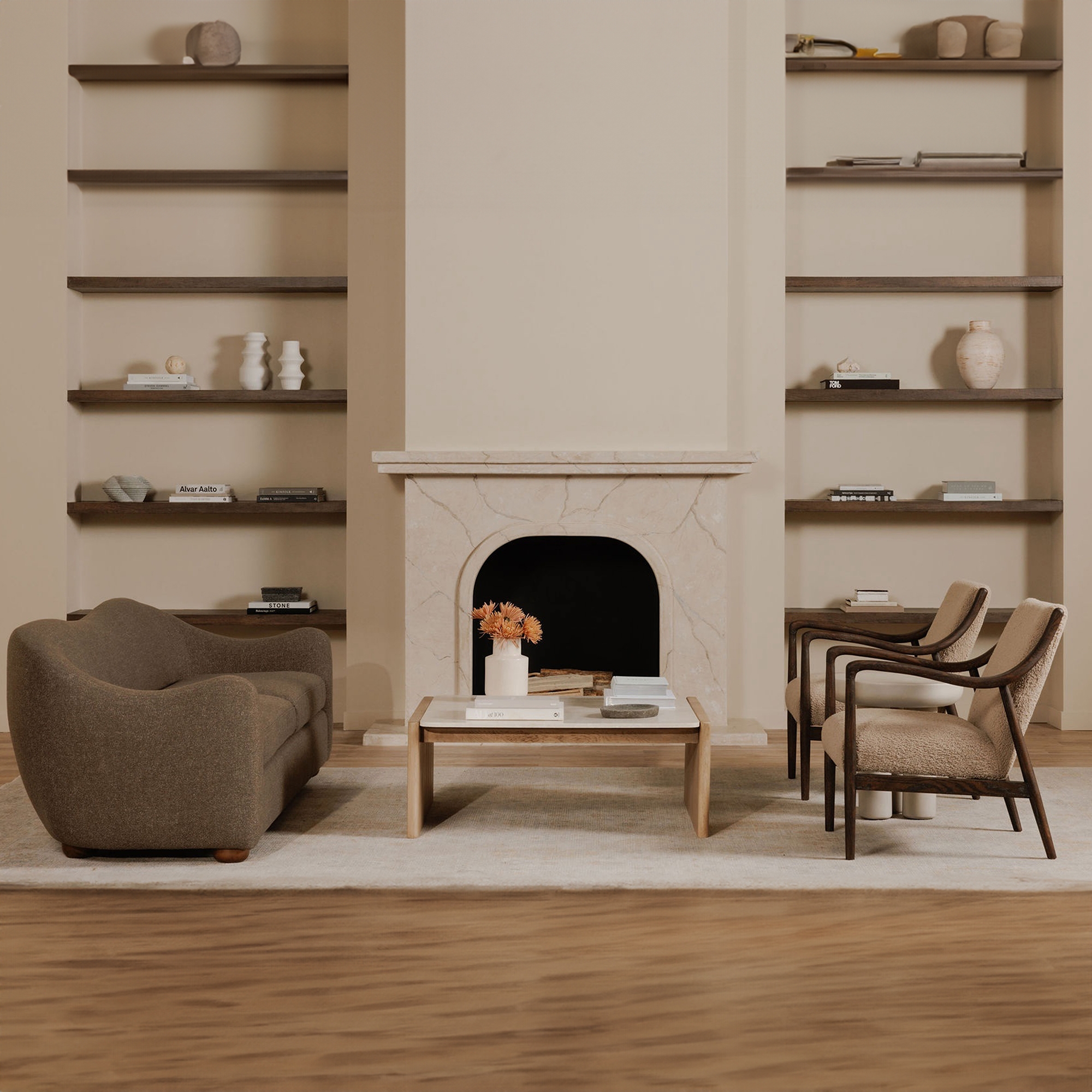 Bria Sofa Brown - Image 5