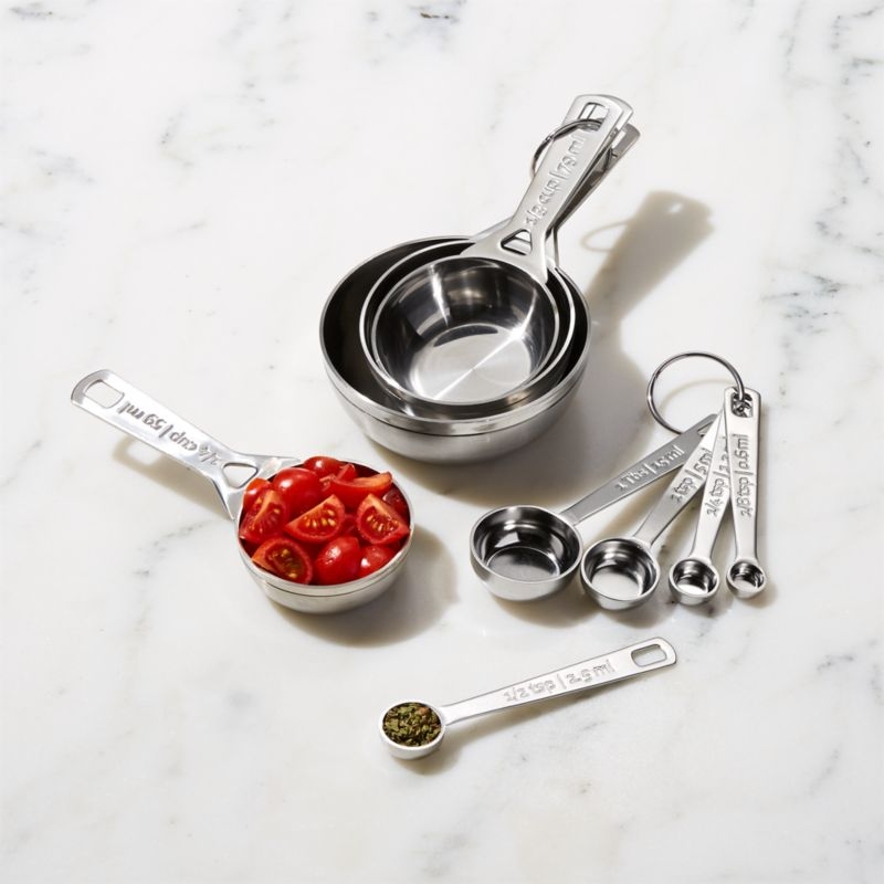 Le Creuset ® 4-Piece Stainless Steel Measuring Cup Set - Image 2