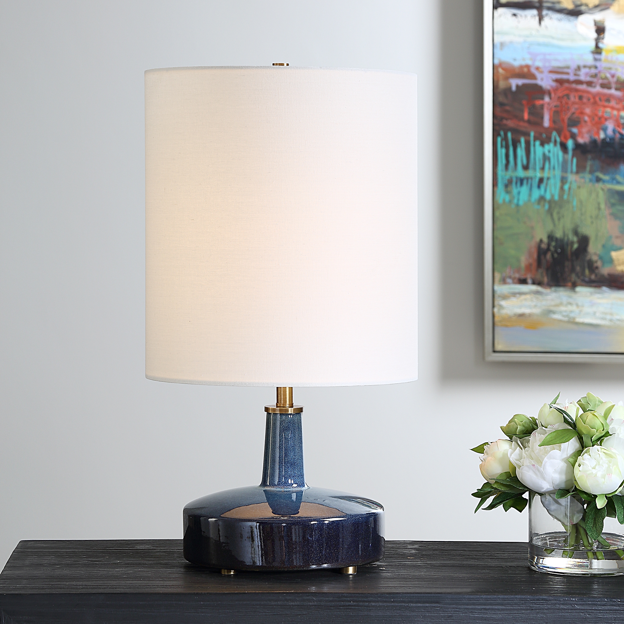 Abyss Blue Table Lamp - Image 1