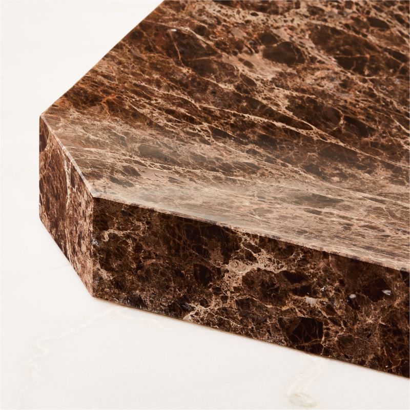 Thayne Brown Marble Catchall - Image 3