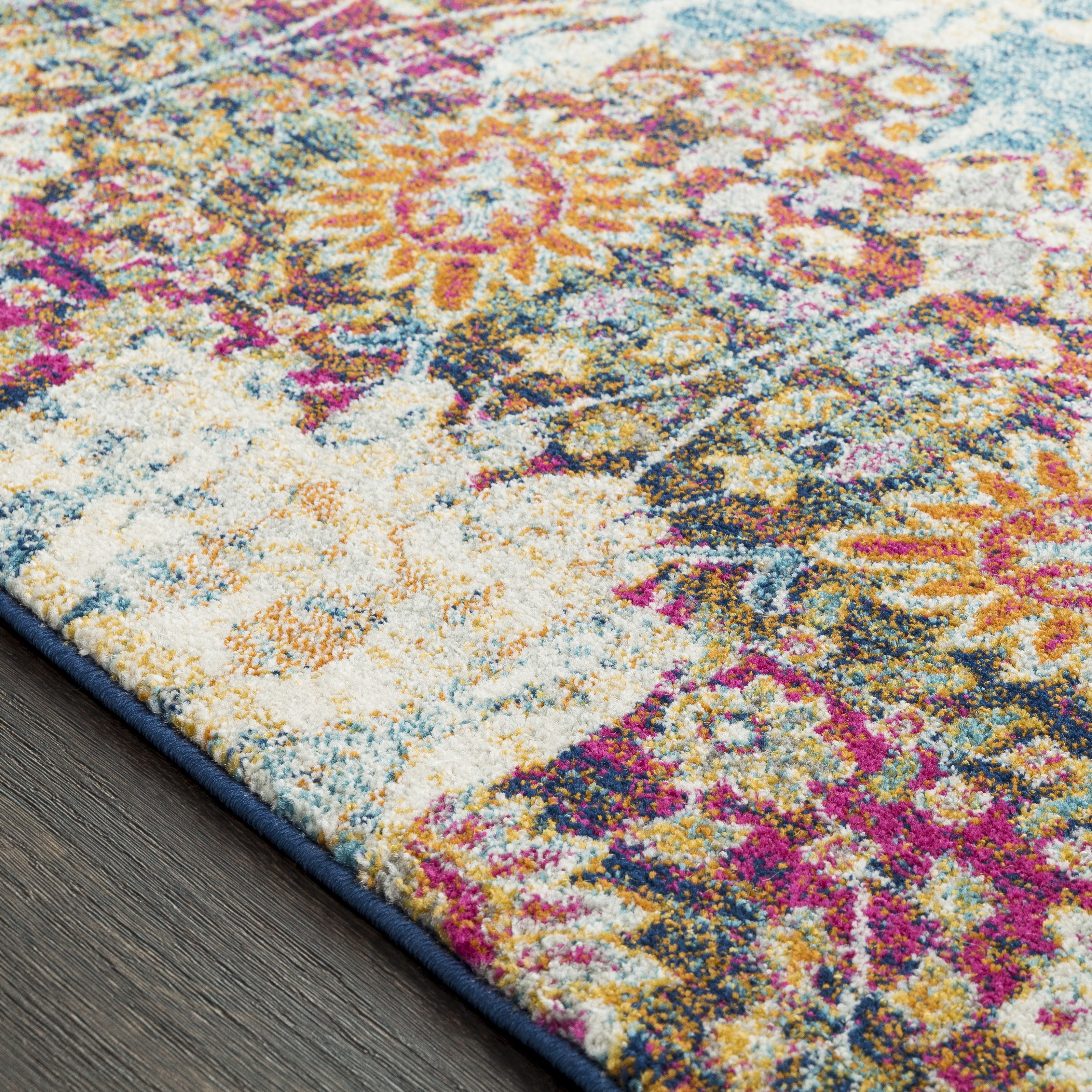 Harput Beige Indoor 2' x 2'11" Machine Woven Rug - Image 3