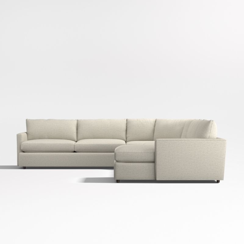 Lounge Deep 4-Piece Wedge Sectional with Chaise Lounge - Image 2