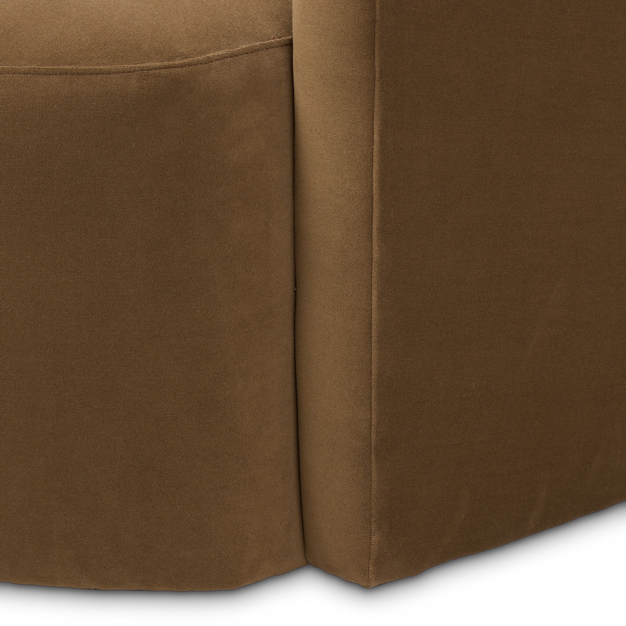 Chloe Swivel Chair - Crypton Henry Coffee - Image 7