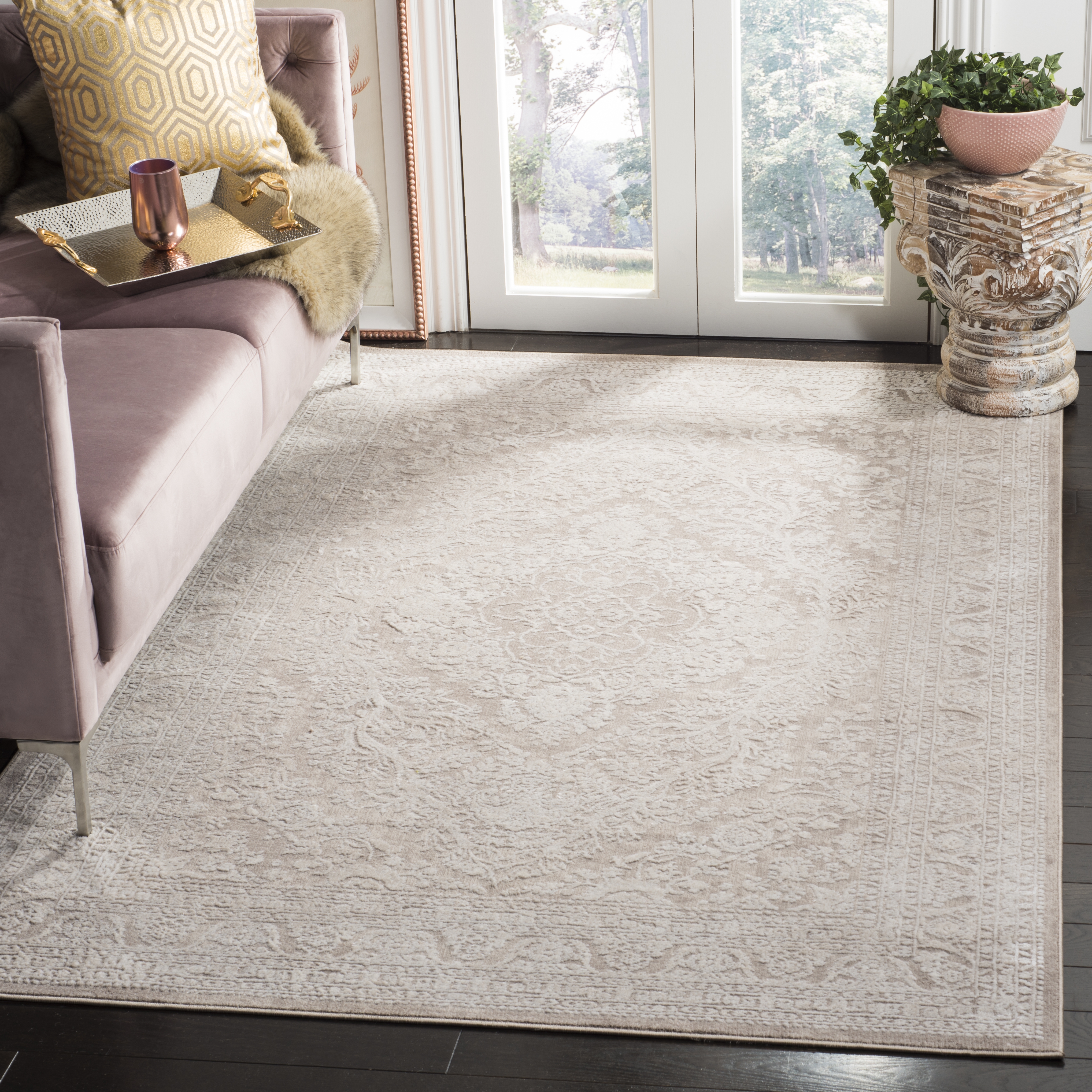 Arlo Home Woven Area Rug, RFT668D, Cream/Ivory,  6' X 9' - Image 0