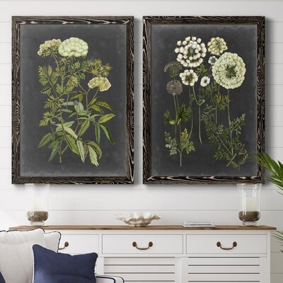 Bookplate Floral I Premium Framed Canvas - Ready To Hang - Image 0