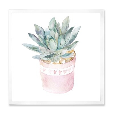 Cactus And Succulent House Plants II - Farmhouse Canvas Wall Art Print-FDP35343 - Image 0