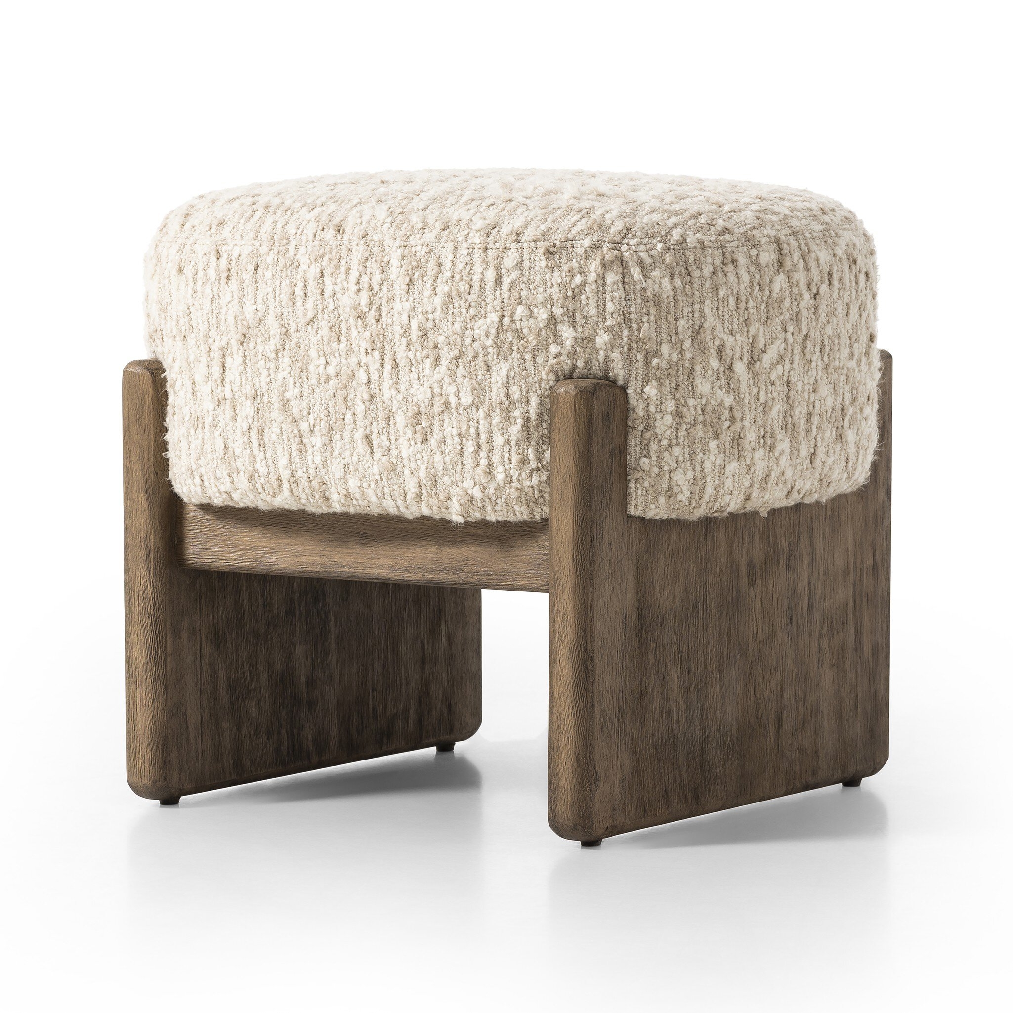 Kirby Accent Stool - Solema Cream - Image 1