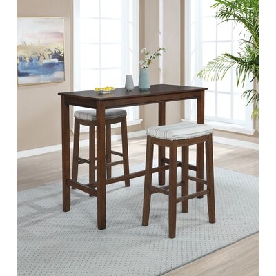 Daum 3 - Piece Bar Height Dining Set - Image 0