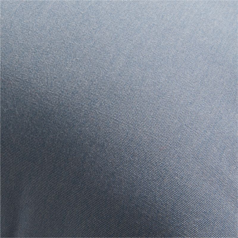 Sunbrella ® 20"x20" Haze Blue Outdoor Throw Pillow - Image 3