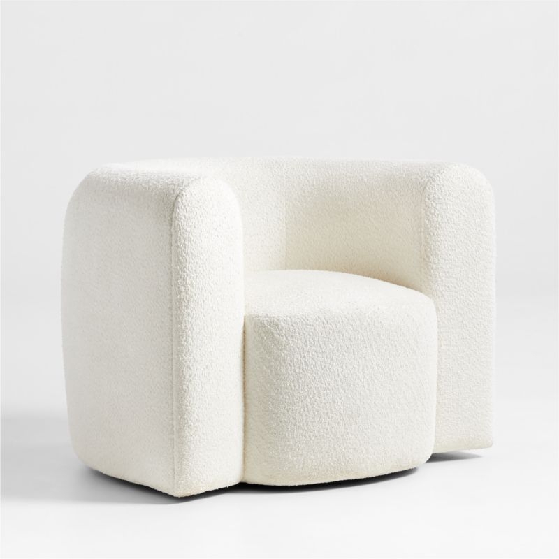 Hugger Curved Swivel Accent Chair by Leanne Ford - Image 2
