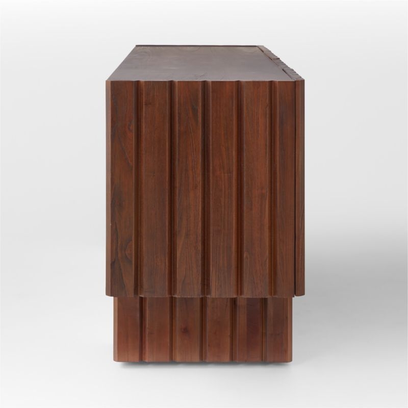 Moab 65" Dark Wood Credenza - Image 5