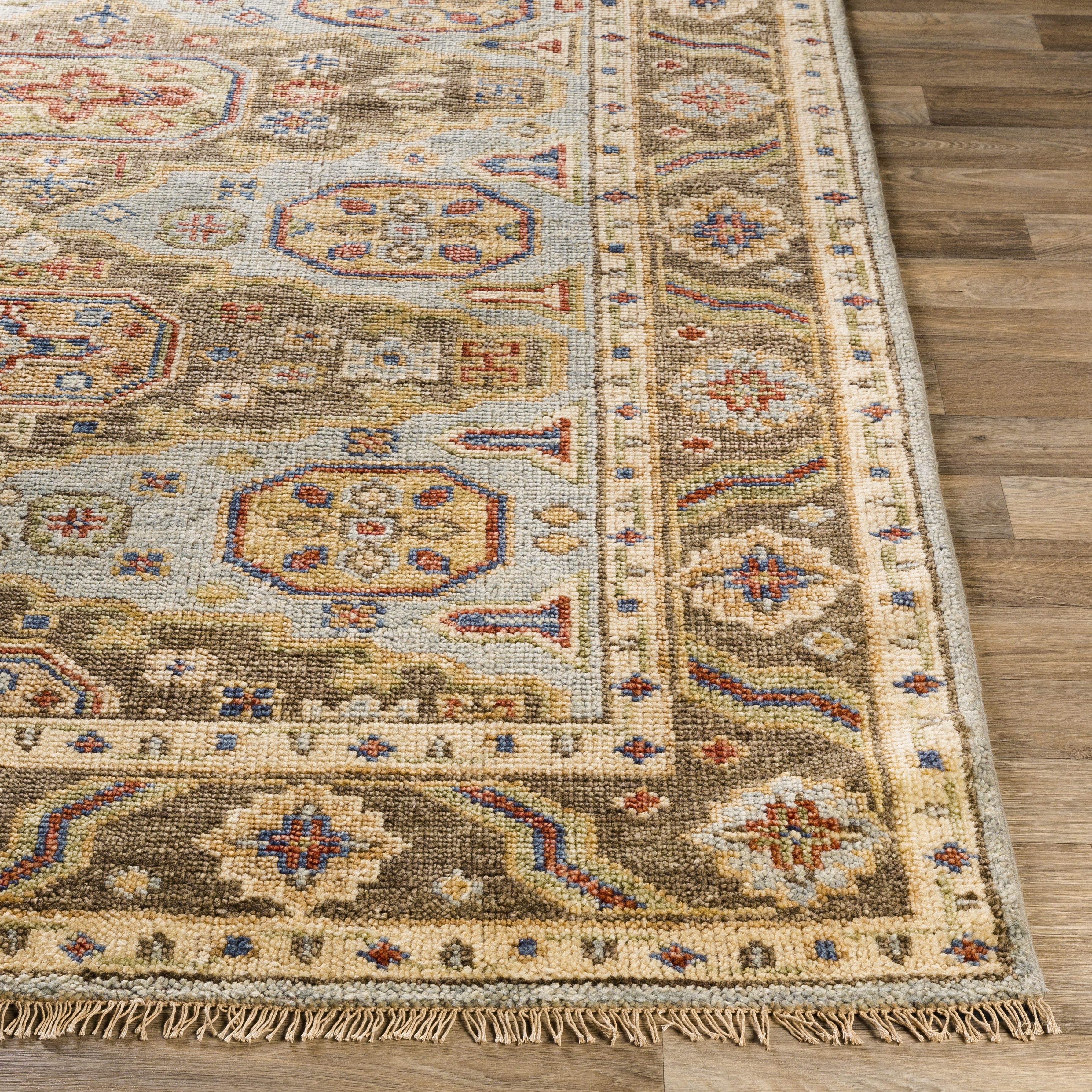Biscayne Brown Indoor 6' x 9' Handmade Rug - Image 2