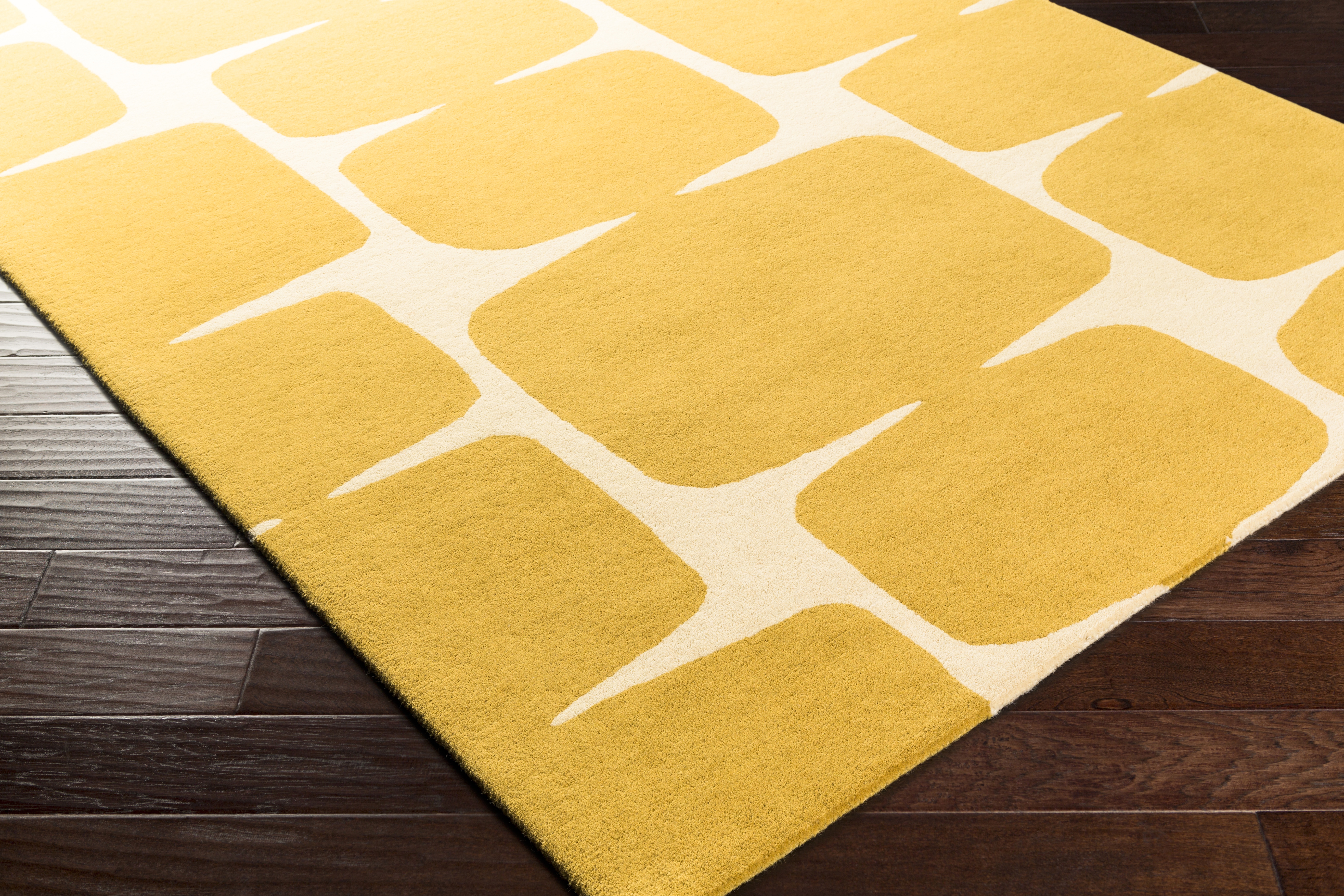 Scion Yellow Indoor 3'3" x 5'3" Handmade Rug - Image 6