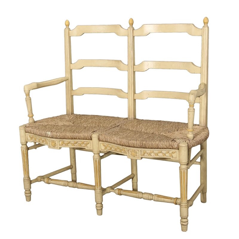 French Market Collection Elise Settee Bench - Image 0