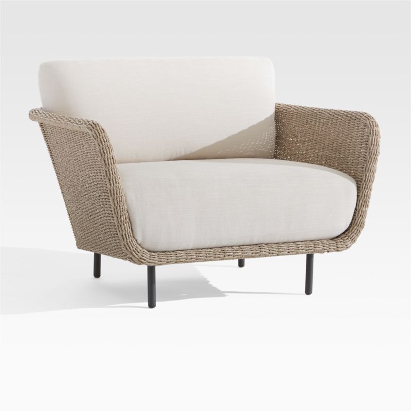 Grotta Outdoor Wicker Lounge Chair - Image 1