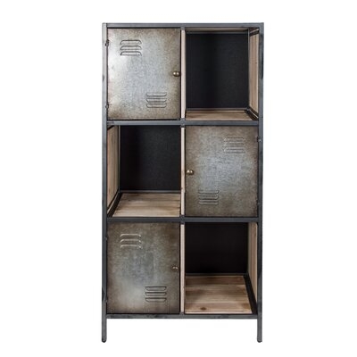 Milburn Rustic Locker Cube Bookcase - Image 0
