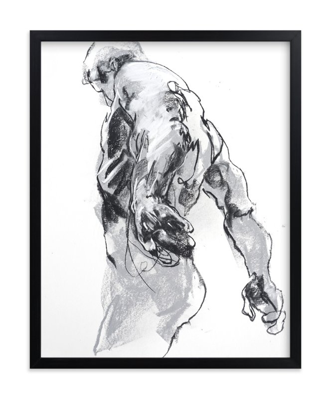 Drawing 369 - Standing Man Limited Edition Fine Art Print 1 - Image 0