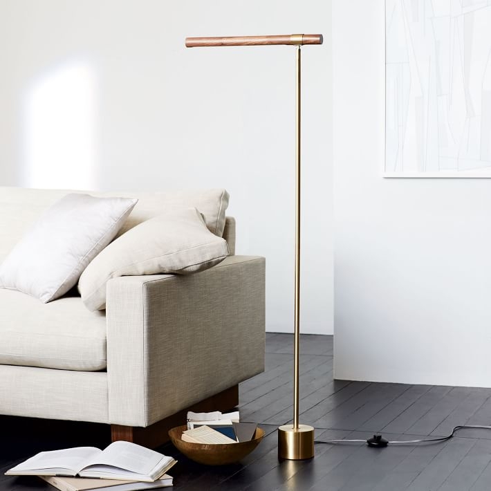 Linear Wood LED Floor Lamp - Image 0