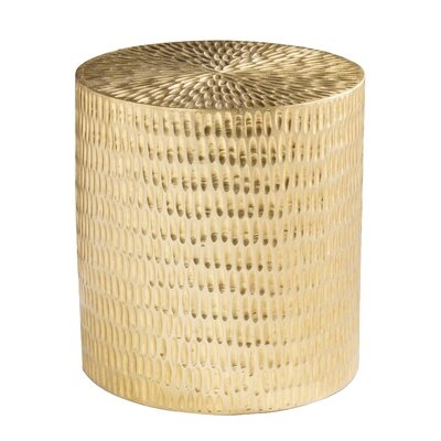 Doylin Round Accent Table, Gold - Image 1