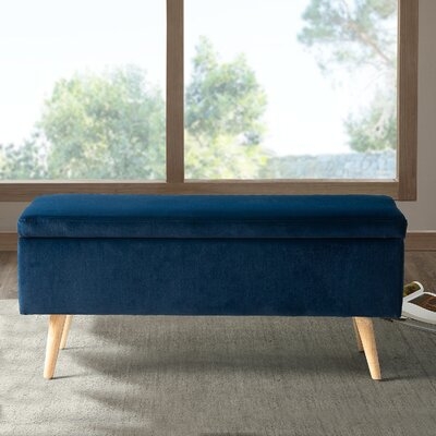 Valrie Upholstered Flip Top Storage Bench - Image 0