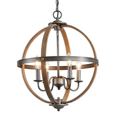Colden 4 - Light Candle Style Globe Chandelier - Image 0