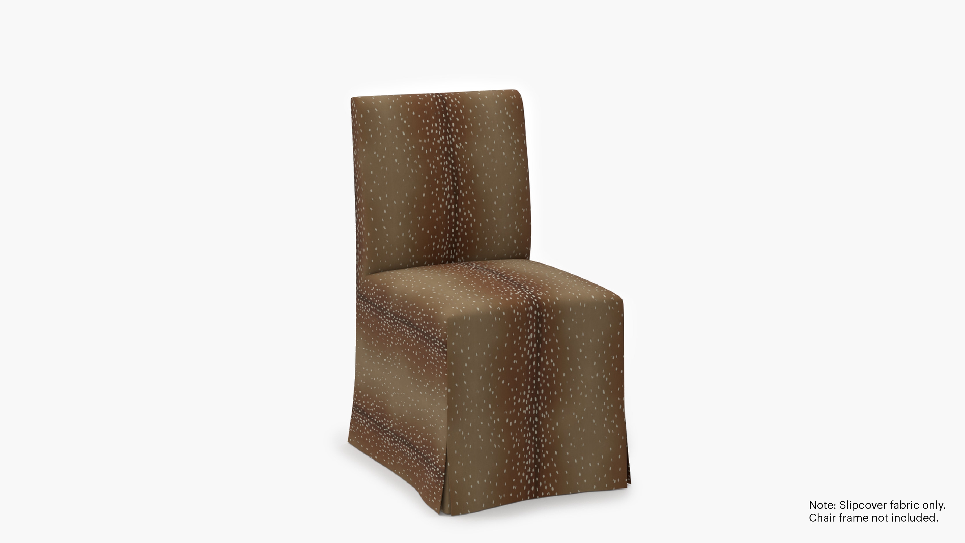 Slipcovered Signature Dining Chair - Cover Only, Antelope - Image 1