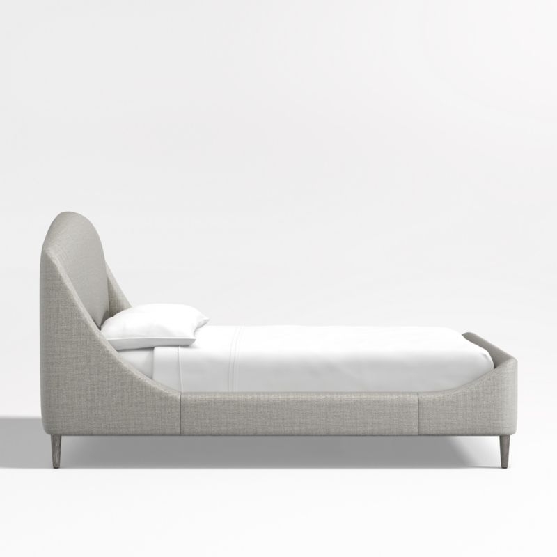 Lafayette Mist Grey Upholstered King Bed - Image 9