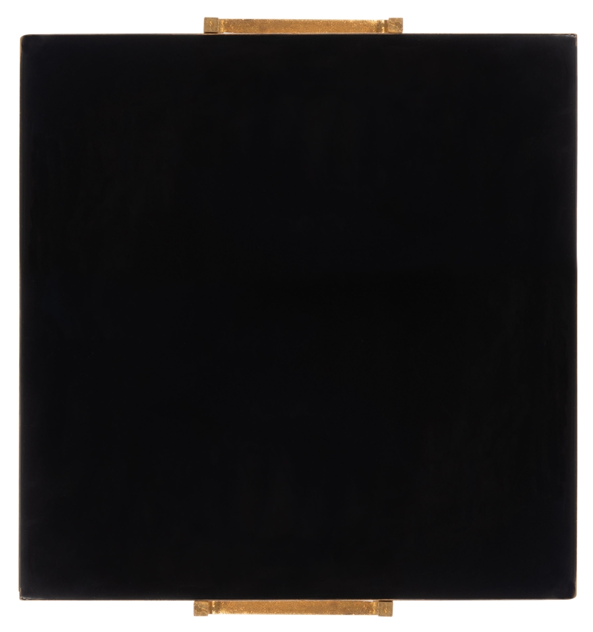 Amarylis Greek Key Side Table - Black / Gold - Safavieh - Image 4