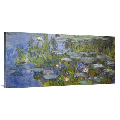 Water Lilies by Claude Monet - Wrapped Canvas Print - Image 0