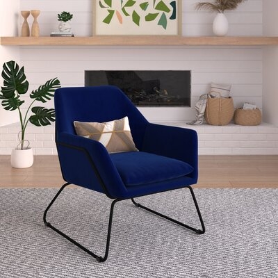 Strattford Velvet Accent Chair - Image 0