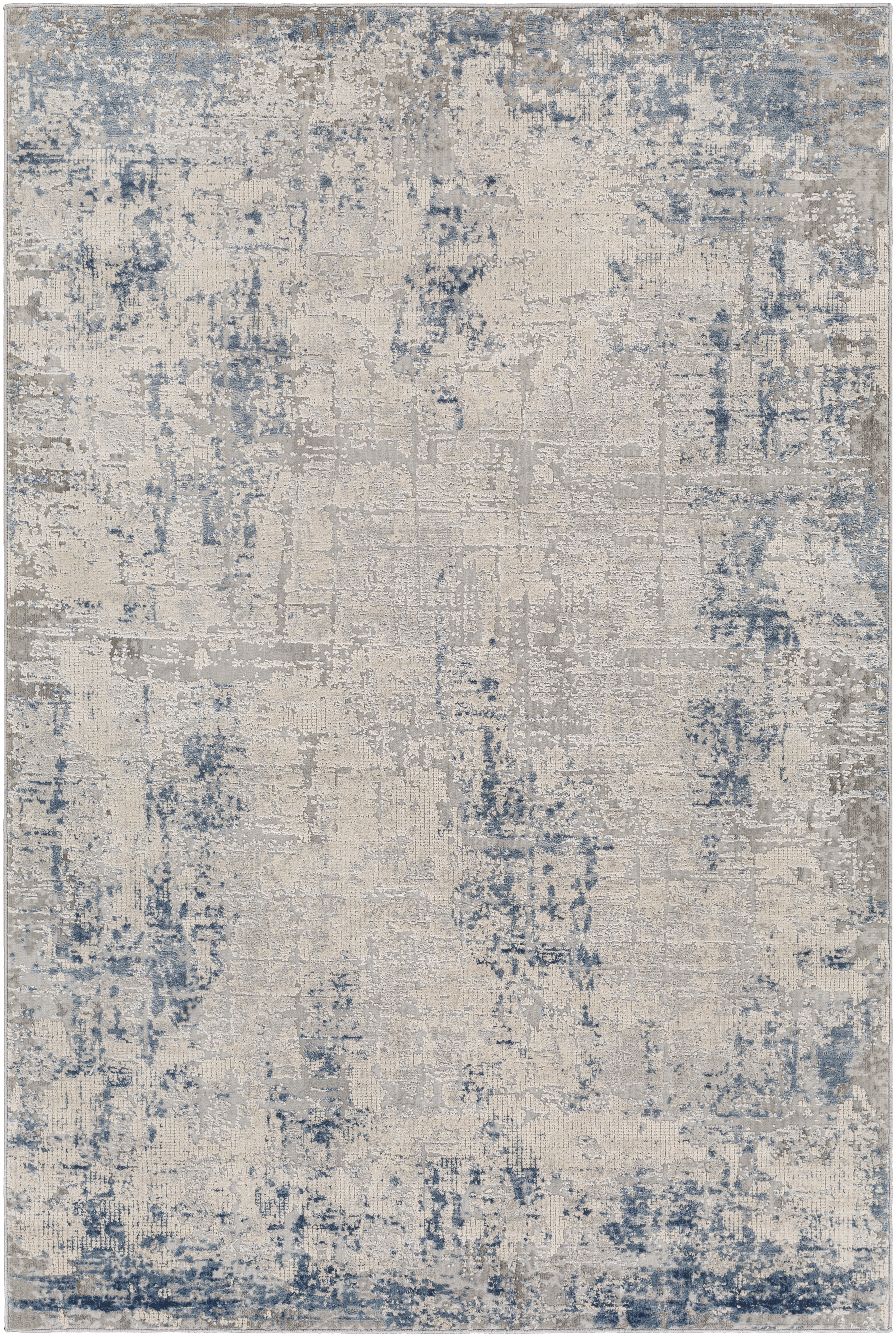Alpine Gray Indoor 8'10" x 12'4" Machine Woven Rug - Image 0