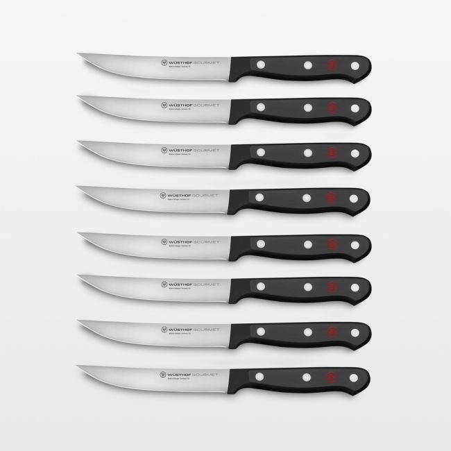 Wusthof ® Gourmet Black Steak Knives, Set of 8 - Image 0