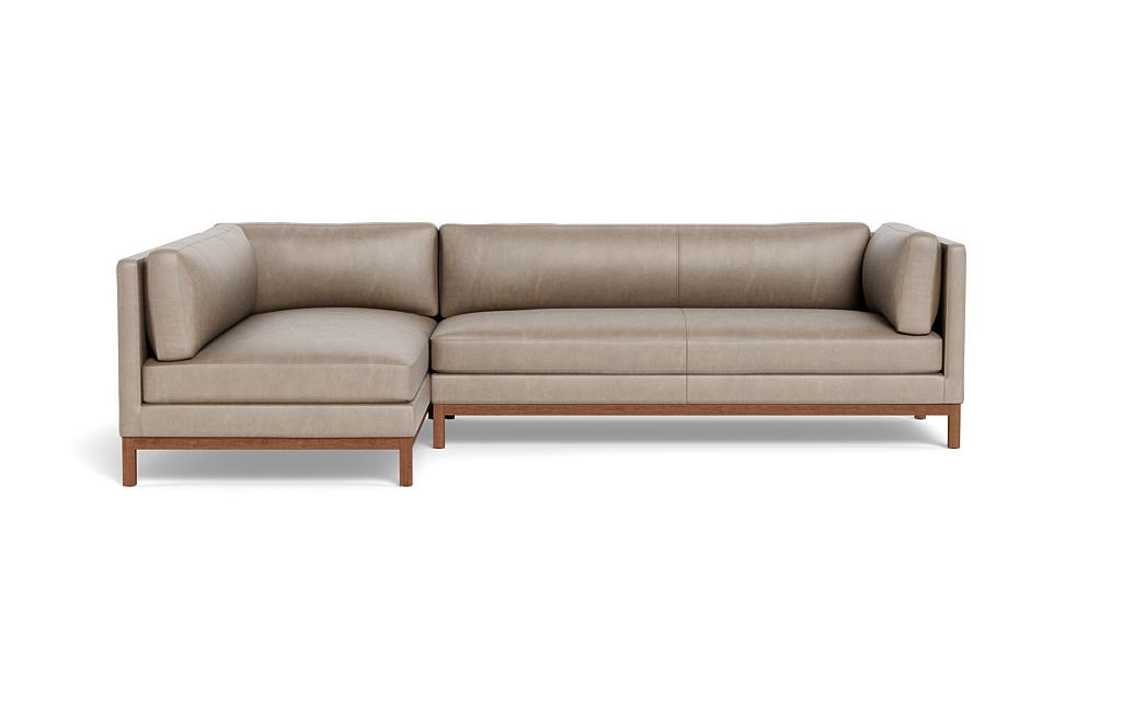 Jasper Leather Left Chaise Sectional - Image 0