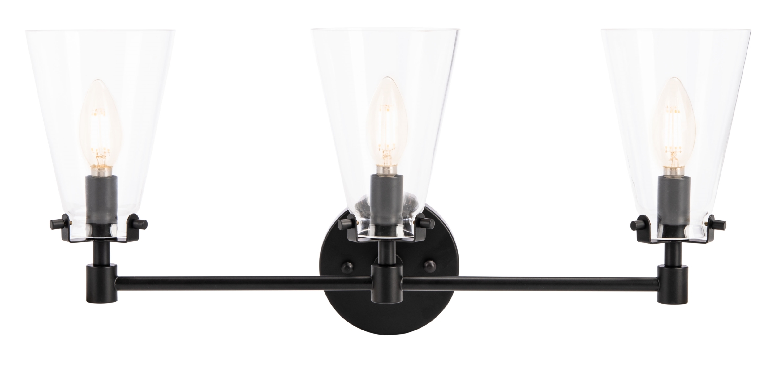 Lonsen Vanity Sconce - Black - Safavieh - Image 6