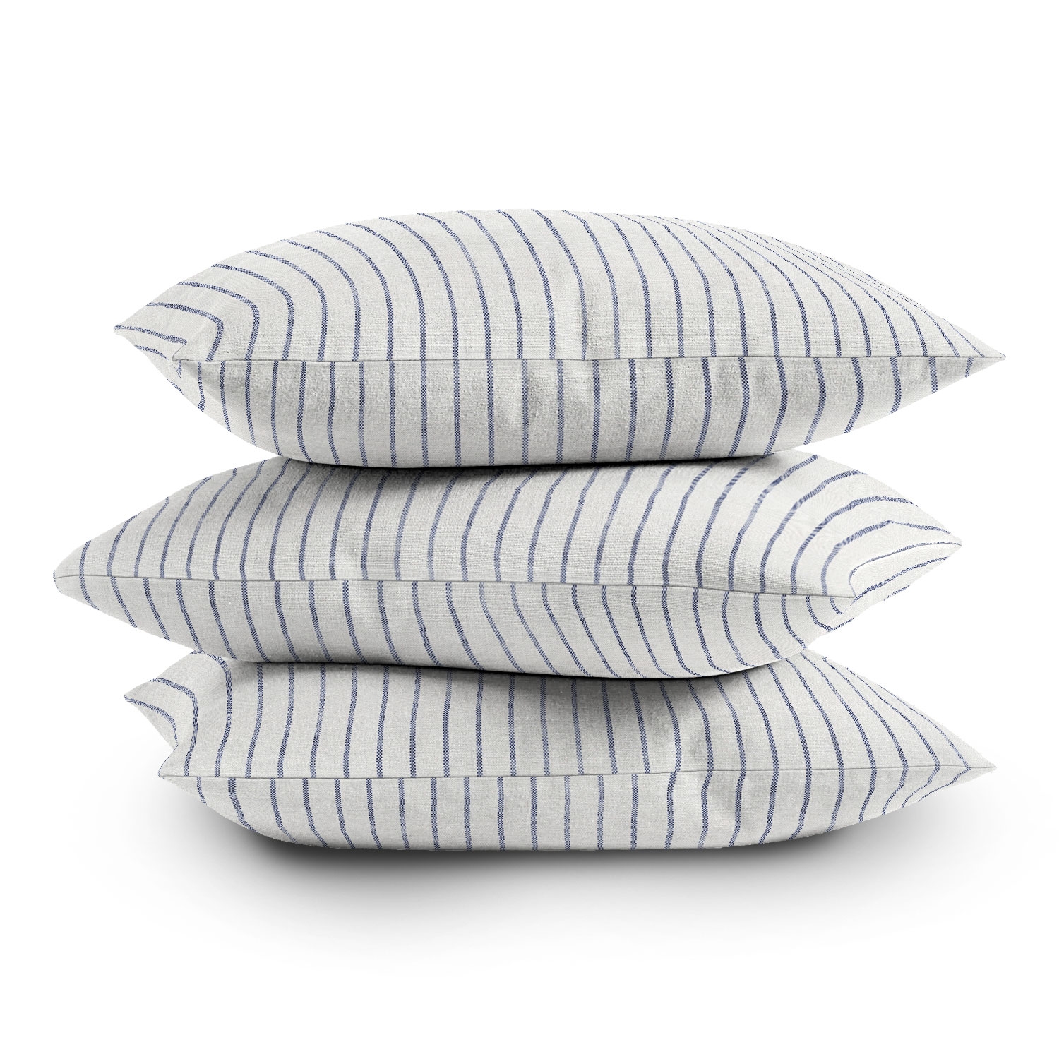 Aegean Wide Stripe by Holli Zollinger - Outdoor Throw Pillow 20" x 20" - Image 2