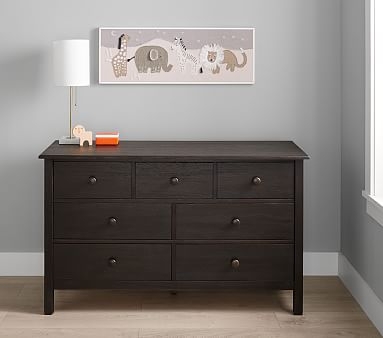 Kendall Extra-Wide Nursery Dresser, Weathered Slate, In-Home Delivery - Image 5