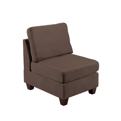 Kellas 32'' Wide Polyester Slipper Chair - Image 0