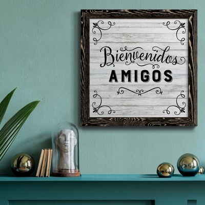 Bienvenidos-Premium Framed Canvas - Ready To Hang - Image 0