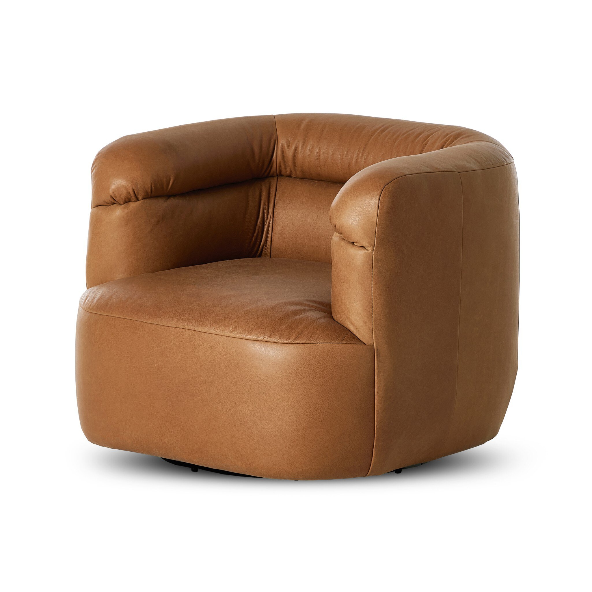 Gerrie Swivel Chair - Brickhouse Butterscotch - Image 1