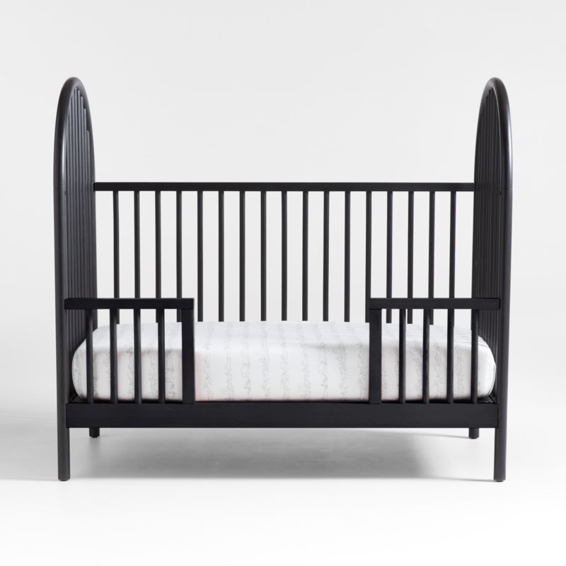 Canyon Black Wood Toddler Bed Rail by Leanne Ford - Image 3