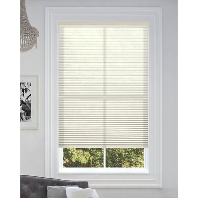 Blindsavenue Cordless Light Filtering Cellular Honeycomb Shade, 9/16" Single Cell, Anthracite, Size: 49" W X 72" H - Image 0